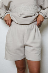 JOGGER SHORTS IN CLAY