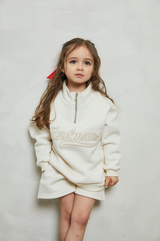 Mini soulmates half zip sweatshirt