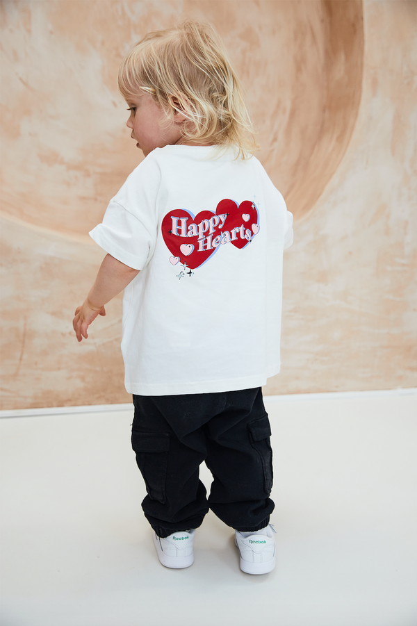 Mini happy hearts t-shirt