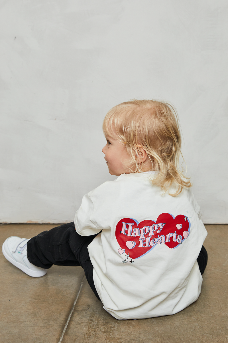 Mini happy hearts t-shirt