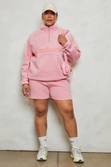 JOGGER SHORTS IN PINK