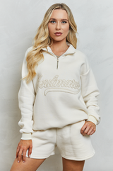 Soulmates half zip sweatshirt