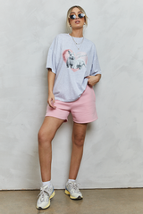 Bunny t-shirt in grey marl