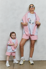 Mini bunny t-shirt in grey marl