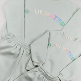 Soulmates sweatshirt in pistachio