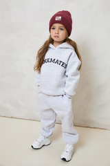 MINI SOULMATES HOODIE IN GREY MARL PRE ORDER