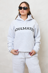 SOULMATES HOODIE IN GREY MARL PRE ORDER