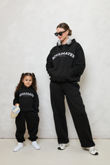 MINI SOULMATES HOODIE IN BLACK