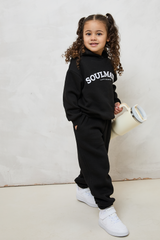 MINI SOULMATES HOODIE IN BLACK