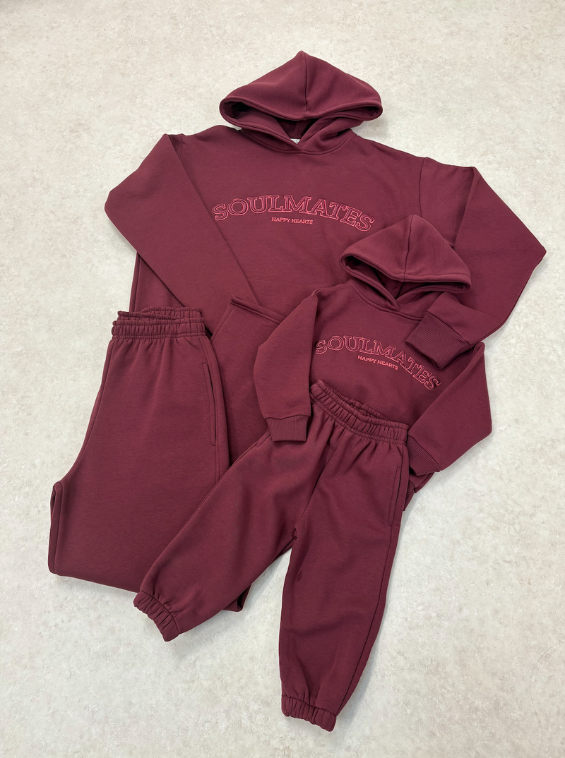 SOULMATES HOODIE IN CHERRY