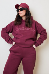 SOULMATES HOODIE IN CHERRY